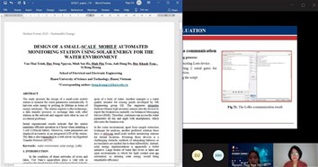 Môi trường và Năng lượng tái tạo vẫn luôn là ngành học gắn liền với xu thế phát triển của xã hội