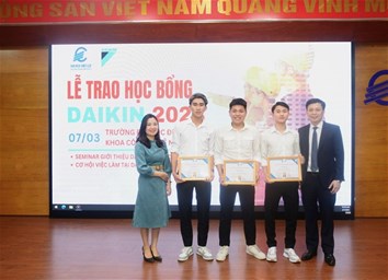 Trao học bổng cho sinh viên kỹ thuật nhiệt và tọa đàm về sản phẩm, công nghệ mới và cơ hội việc làm tại daikin