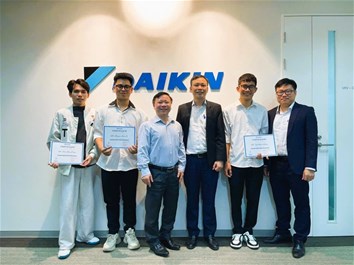 Sinh viên ngành Kỹ thuật Nhiệt hoàn thành xuất sắc chương trình học bổng Daikin NextGen 2025-2026