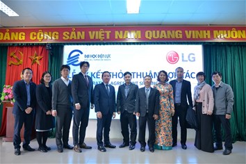 Hợp tác giữa Khoa Công nghệ năng lượng và tập đoàn LG ELECTRONICS