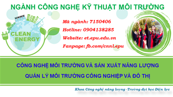 Chương trình đào tạo ngành Công nghệ Kỹ thuật Môi trường